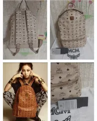 正規品) MCM ヴィセトス スタッズ シュターク バックパック ベージュのサムネイル