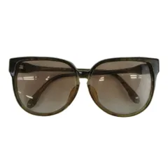 イヴサンローラン YVES SAINT LAURENT ヴィンテージ 眼鏡 サングラス セルフレーム グラデーション ビッグシェイプ カーキ 31-3504 /XZ ■GY11のサムネイル