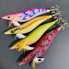アオラ 3.5号 4号 廃盤 エギ エギセット AORA DUEL YO-ZURI Egi Squid