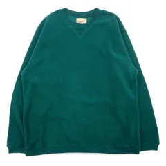 Woolrich 90年代 フリース スウェット L グリーン ポリエステル 前Vのサムネイル