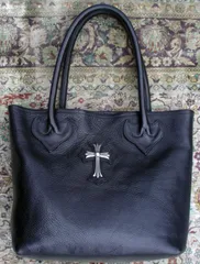 CHROME HEARTS TOTE BAG 　クロムハーツ　トートバッグ　ヘビーレザー新品のサムネイル