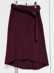 55 EGOIST バーガンディ ベルト スカートのサムネイル