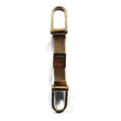 GUCCI イタリア製 セパレート キーホルダー キーリング ゴールド メタル メッシュのサムネイル