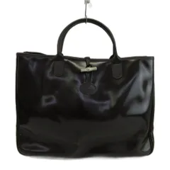 ロンシャン LONGCHAMP ロゾ ROSEAU トートバッグ ハンド レザー ロゴ 型押し 茶色 ブラウン /XZ ■GY18のサムネイル