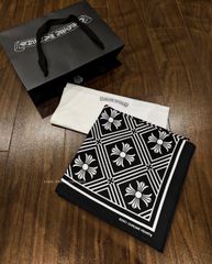 Chrome Hearts クロムハーツ シルク Math Plus スカーフ - メルカリ