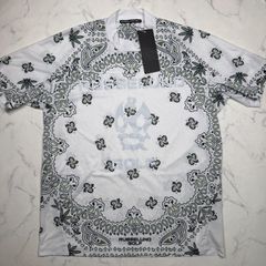 MARK&LONA スカル総柄 ジャカード 半袖ポロシャツ メンズ 48 M - メルカリ