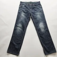 レノマ デニムカジュアル ストレート ストレッチ デニムパンツ サイズ34 R6565のサムネイル