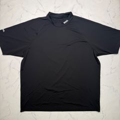 美品 SLDO. エスルド 半袖モックネックシャツ ブラック メンズ XXXL