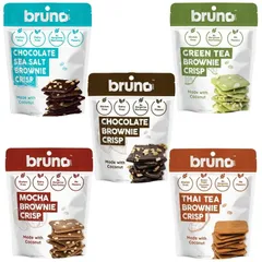 【おまかせ3個セット】ルーノスナック ココナッツクリスプ 60g｜チョコ・抹茶・モカ・タイティー・シーソルト｜グルテンフリー ココナッツスナック タイ輸入菓子のサムネイル