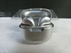 未使用 LAKOLE ラコレ ワイヤレス イヤホン シルバー 高音質 Bluetoothのサムネイル