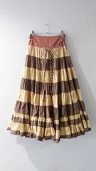 00’s SUPER HAKKA tiered maxi skirt Mのサムネイル