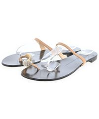 ✨希少✨GIUSEPPE ZANOTTI 35ゴールドプレートストラップサンダル