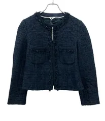 美品 アナイ ノーカラーツイードジャケット レディース SIZE 38 (S) ANAYIのサムネイル