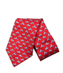 美品 エルメス ネクタイ シルク 100% メンズ HERMESのサムネイル