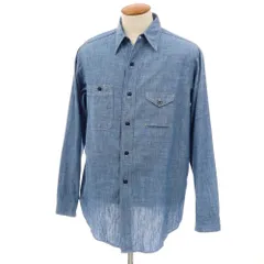 【中古】アナトミカ ANATOMICA × BIG YANK コットン シャンブレー ワークシャツ ブルー【サイズ16】【メンズ】のサムネイル
