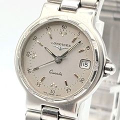 LONGINES Watch Quartz Ladies Silver dial Date Y2K 00S ロンジン