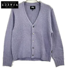 stussy　ステューシー　117163  Brushedcardigan ライトパープル　Sのサムネイル