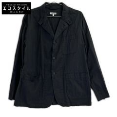 Brioni ブリオーニ ネイビー ウール 2B ジャケット ヘリンボーン 46