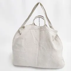 ARTS&SCIENCE 2 way delivery tote デリバリートート リネン ショルダーバッグ ベージュ レディース アーツ&サイエンス【中古】6-0705G∞のサムネイル