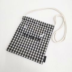 山内 グレンチェック ダブルオープンカラーシャツ 定価75900円 25241