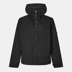 シーピーカンパニー メンズ アウター ジャケット・ブルゾン ジャケット CP COMPANY Garment Dyed Jacket Black 999 ブラックのサムネイル