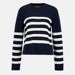バブアー レディース アウター ニット・セーター Barbour Demi Jumper Dark Navy ネイビーのサムネイル