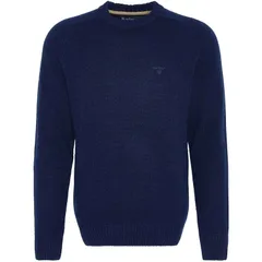 バブアー メンズ アウター ニット・セーター クルーネック Barbour Grangetown Crew Neck Jumper Navy NY91 ネイビーのサムネイル