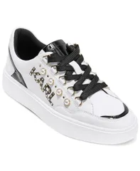 カール ラガーフェルド レディース シューズ スニーカー レース KARL LAGERFELD PARIS Womens Stazie LaceUp Athletic Sneakers Brightのサムネイル