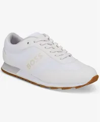 ヒューゴボス メンズ シューズ スニーカー Hugo Boss Mens Parkour Running Sneakers Naturalのサムネイル