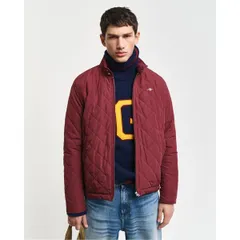 ガント メンズ アウター ジャケット・ブルゾン キルティング Gant Quilted Windcheater Wine Red レッドのサムネイル
