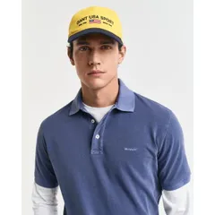 ガント メンズ トップス ポロシャツ Gant Sunfaded Piqu Polo Shirt Navy ネイビーのサムネイル