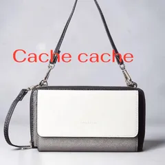 Cache cache スマホ ショルダーバッグ バイカラー ポシェットのサムネイル