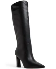 アルド レディース シューズ ブーツ・レインブーツ ALDO Womens Nathalee Knee High Pointed Toe Boots Black Smooth ブラックのサムネイル