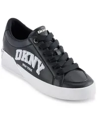 ダナ キャラン ニューヨーク レディース シューズ スニーカー レース DKNY Womens Maben Varsity LaceUp Sneakers Black ブラックのサムネイル
