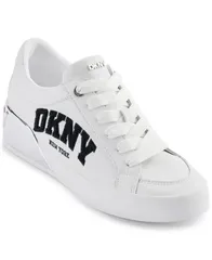 ダナ キャラン ニューヨーク レディース シューズ スニーカー レース DKNY Womens Maben Varsity LaceUp Sneakers White ホワイトのサムネイル