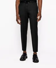 ヒューゴボス レディース ボトムス カジュアルパンツ Hugo Boss Mens Drawstring Trousers Black ブラックのサムネイル