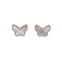 ヴァンクリーフ&アーペル ピアス スウィート パピヨン マザーオブパール K18YGイエローゴールド VCARN5JM00のサムネイル