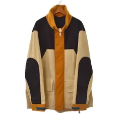 アクネ ストゥディオズ Acne Studios 17SS ナイロンジャケット マウンテンパーカー マルチカラー ハイネック ジップアップ 48 黄色 イエロー 黒 ブラック アイボリー MT2002 COMBO PSS17 ☆AA★のサムネイル