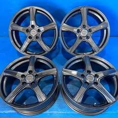 美品 トップラン VR5 17インチ 4本 7J+45 5H 114.3 グレー エスティマ ヤリスクロス カローラクロス セレナ CX-5のサムネイル