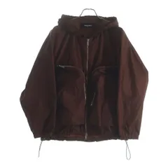 DSQUARED2 (ディースクエアード) ナイロン ジップアップ フーデッドジャケット ブラウン S75AM0855のサムネイル