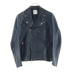UNITED TOKYO (ユナイテッド トウキョウ) 17SS ラムレザー ダブル ジップアップ ライダース ジャケット ブラック 406152002のサムネイル