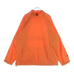NIKE (ナイキ) 90s フロントジップデザイン デタッチャブル ナイロン プルオーバー オレンジのサムネイル