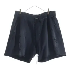 AMIRI (アミリ) Shotgun Sweatshortpant ショットガン スウェット ショートパンツ ダメージ加工 アッシュグレーのサムネイル