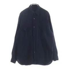COMOLI (コモリ) 21AW カシミヤ 和紙 ワークシャツ ネイビー U03-02003のサムネイル