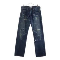 JUNYA WATANABE COMME des GARCONS (ジュンヤワタナベ コムデギャルソン) 24AW New Manual Wネームデニムパンツ ボトムス インディゴ WN-P912-100のサムネイル