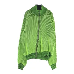 Maison Margiela (メゾンマルジェラ) 19SS Reversible Knitted Zip Up Cardigan リバーシブル ドライバーズニット ジップアップ イエロー/ブラック S50HA0858のサムネイル