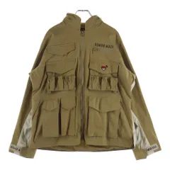 HUMAN MADE (ヒューマンメイド) ×Pokemon Made Utility Jacket ポケモン ユーティリティジャケット カモネギ ジップアップ ベージュ XX31JK007のサムネイル
