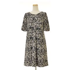 【7-IDconcept.】70-12121082 総柄半袖ワンピース