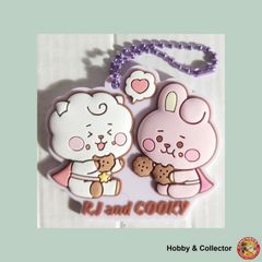 RJ and COOKY BT21 ぷっくり ラバーチャーム ( #16252 )