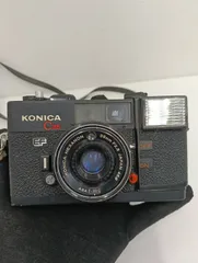 【中古品】 KONICAコニカ C35 EF フィルムカメラ KONICA HEXANON 38mm F2.8 カメラ ケース付き 現状品のサムネイル
